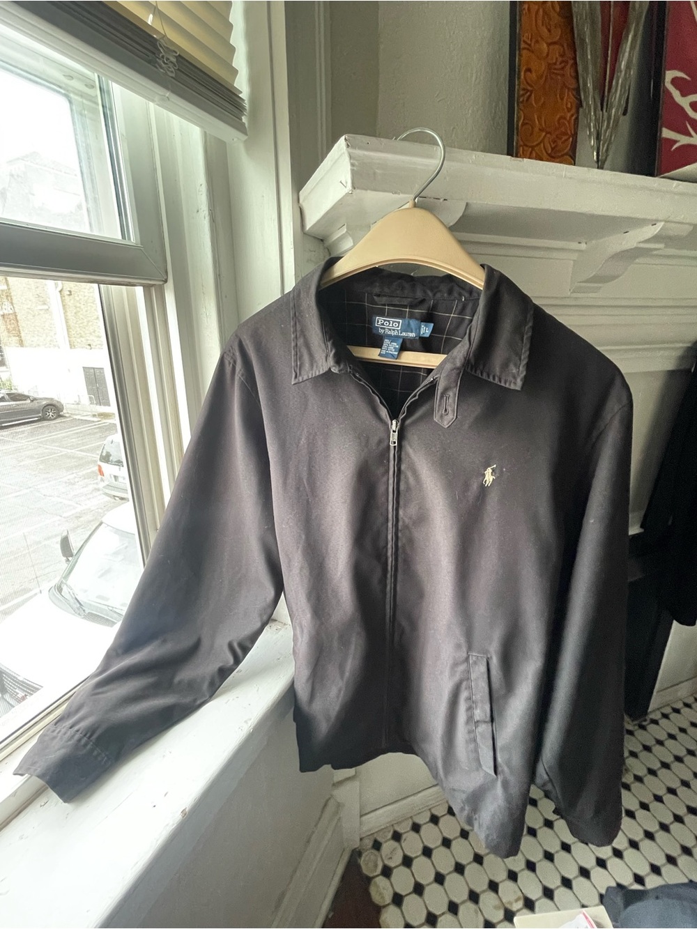 Polo by Ralph Lauren Men's Black Harrington Jacket Size L